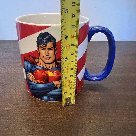 VTG Superman Large Coffee Mug Warner Bros. Studio Store Exclusive DC Comics 2001 - Picture 15 of 15